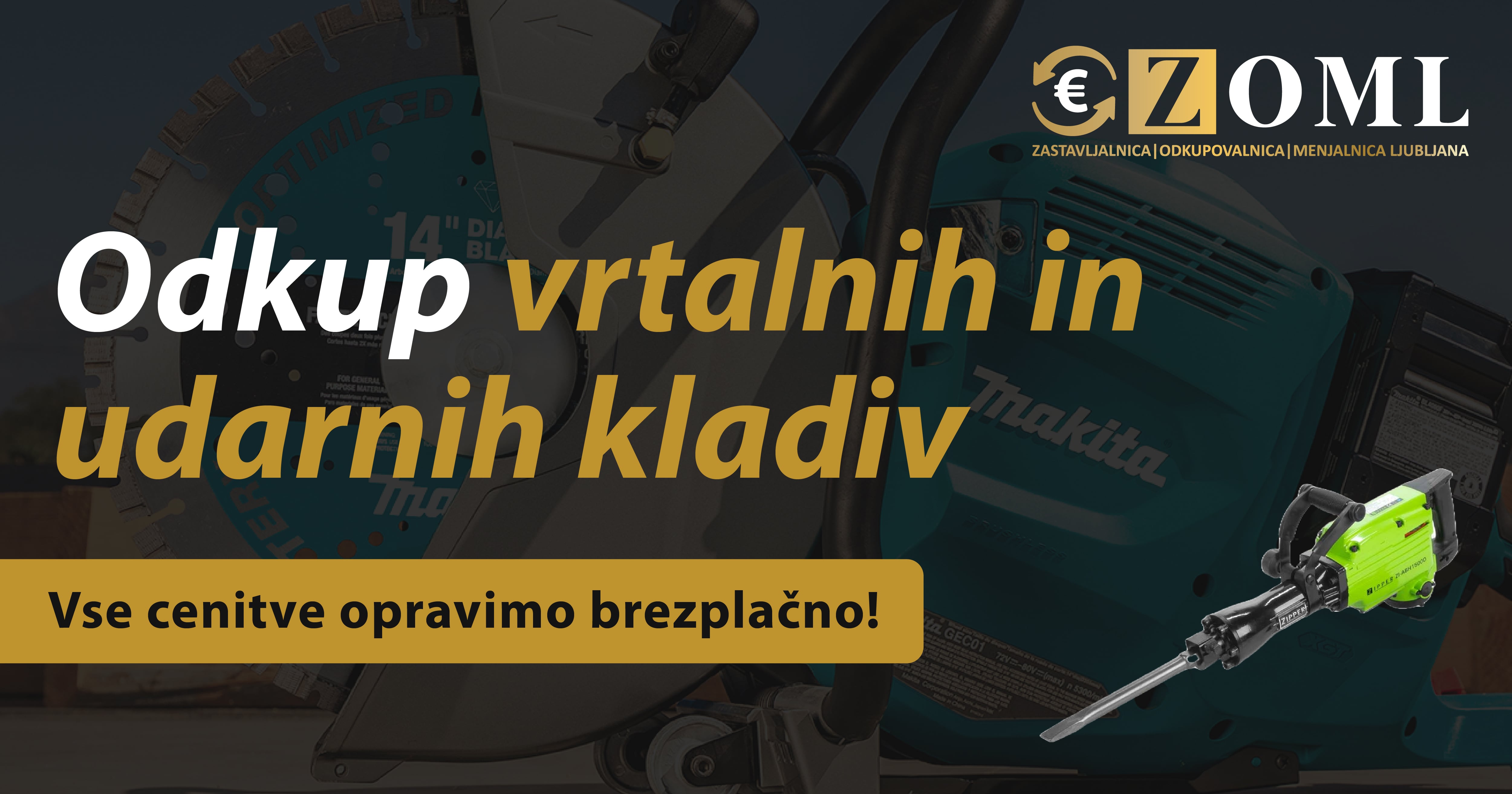 Odkup vrtalnih in udarnih kladiv (štemarc)