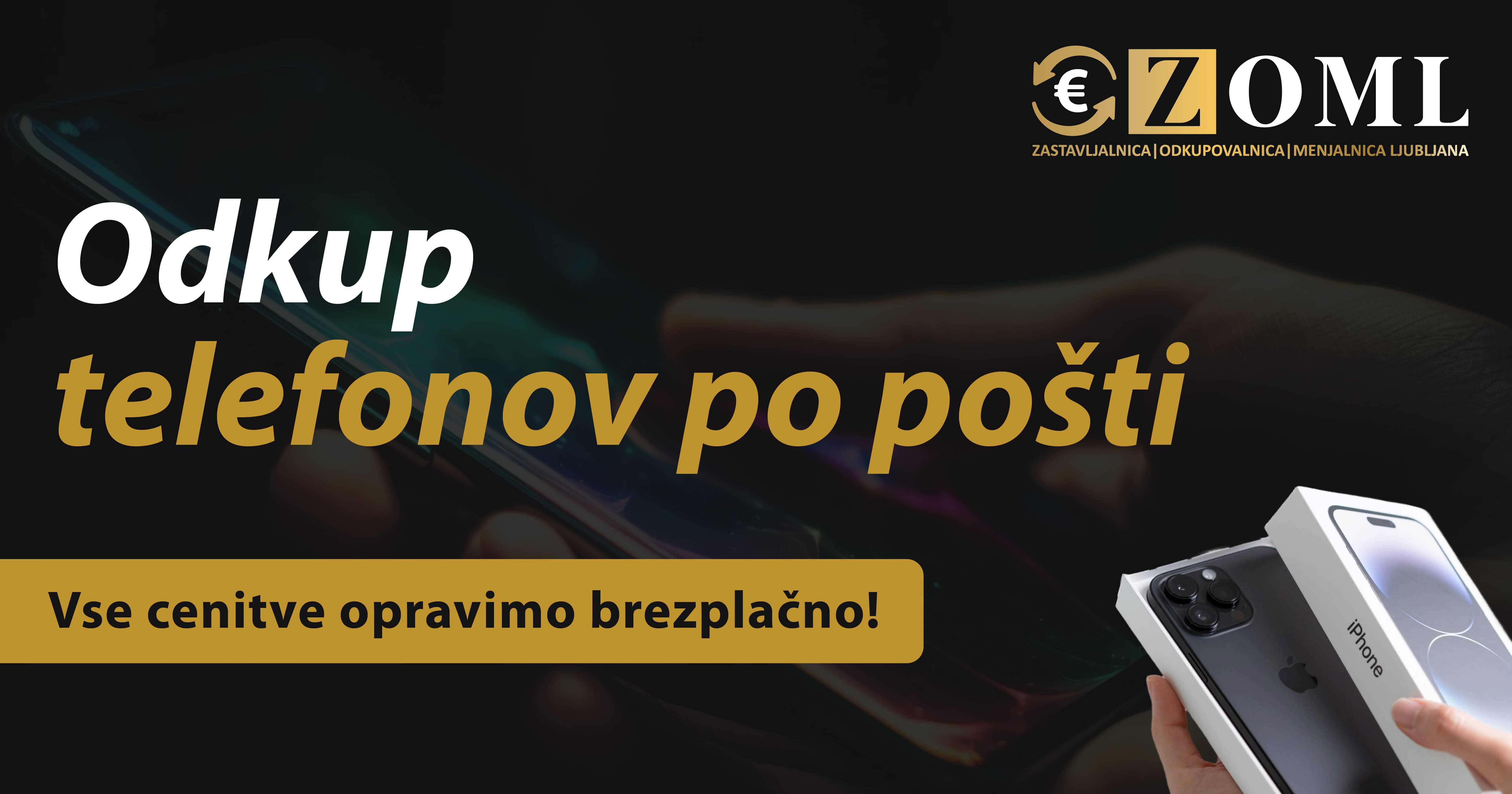 Odkup telefonov po po?ti