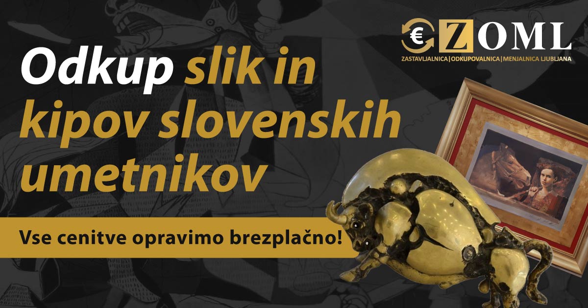 Odkup slik in kipov slovenskih umetnikov